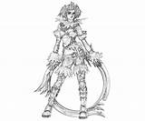 Tira Ability Soulcalibur Coloring Pages sketch template