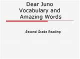 Dear Vocabulary Juno Words Amazing Reviewed Curated sketch template