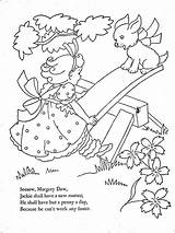 Coloring Nursery Pages Goose Mother Rhymes Embroidery Popular Book Library Choose Board Cards sketch template