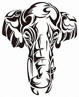 Elephant Tribal Tattoo Elefanten Zeichnungen Erstaunliche Listia sketch template