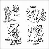 Weather Coloring Pages Kids Sunny Drawing Color Rain Getdrawings Sheets Rainy Getcolorings sketch template