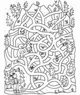 Maze Wilderness Mazes Labyrinthe Learning Ce2 Visiter Doverpublications Maternelle sketch template