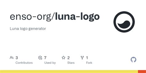 github enso orgluna logo luna logo generator
