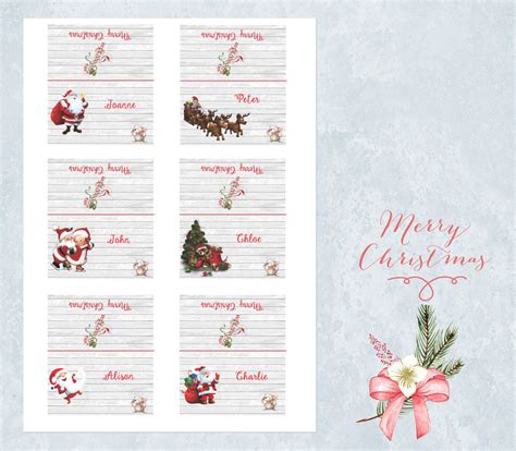 chrismas cards  pre printed sender names crismasza