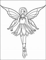 Fairy Coloring Princess Pages Drawing Printable Colouring Book sketch template