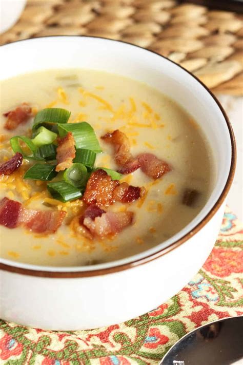 slow cooker loaded baked potato soup  suburban soapbox