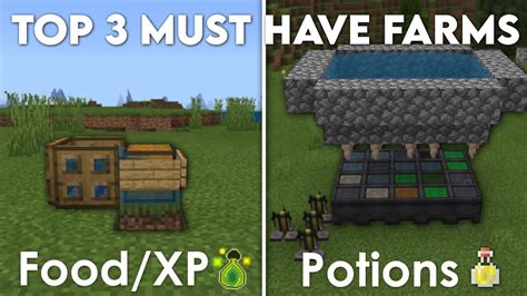 minecraft early game farms