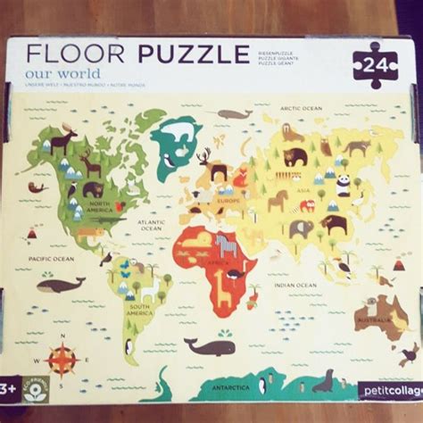 petitcollage floor puzzle