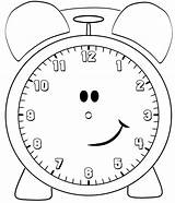 Clock Coloring Kids Cute Pages Printable Craft Template Colouring Children Sheets Designs Preschool Crafts Nail Worksheets Math Coloringpagesfortoddlers Animal Cameo sketch template