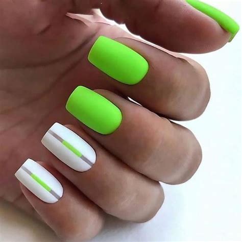 lime green nails inspiration  ideas bring  life   nails