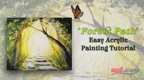 Easy Step By Step Acrylic Painting Bob Ross Style Forest