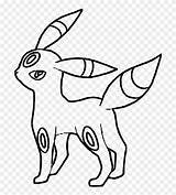 Umbreon Coloring Pokemon Pages Clipart Pinclipart sketch template