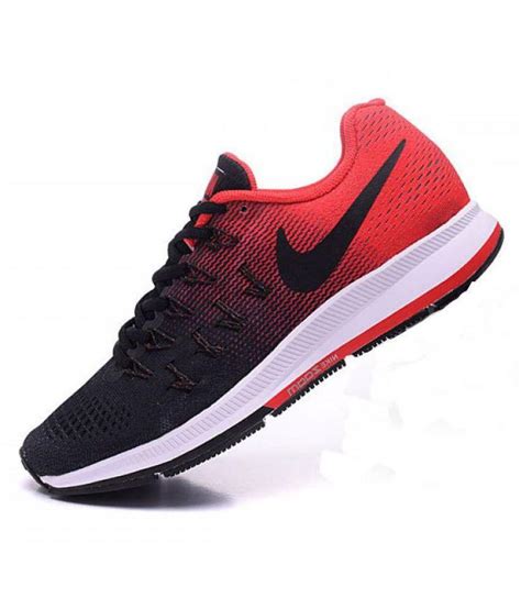 Nike Pegasus 33 Black Red Running Shoes Buy Nike Pegasus