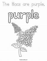Lilacs Purple Coloring Built California Usa sketch template