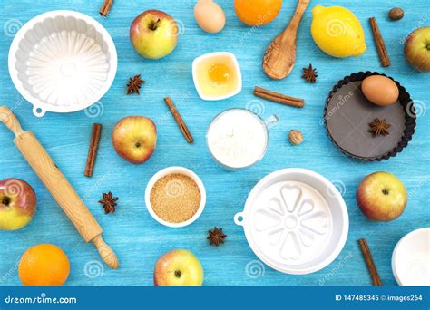 apple pie preparation stock image image  fruit confectionery