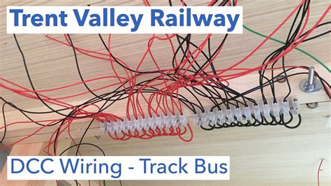 dcc wiring model railway track bus trent valley railway  youtube
