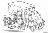 Lego City Pages Ambulance Coloring Printable Dolls Toys sketch template