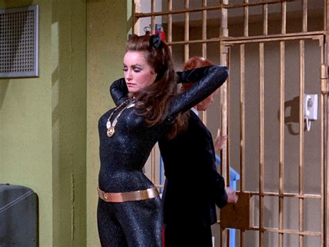 julie newmar as catwoman in catwoman goes to college 17