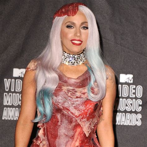 lady gaga feels   controversial meat dress  years