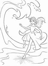 Elsa Frozen Coloring Pages Disney Youloveit Kids Printable Princess sketch template