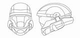 Odst Coloring Halo Visor Pages Blueprint Polarized Clear Help Popular 405th Coloringhome sketch template