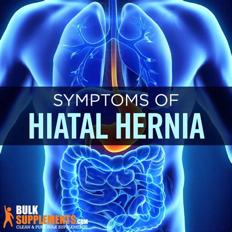hiatal hernia symptoms  treatment