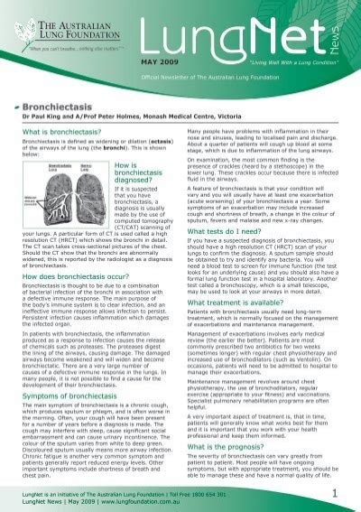 Bronchiectasis Lung Foundation