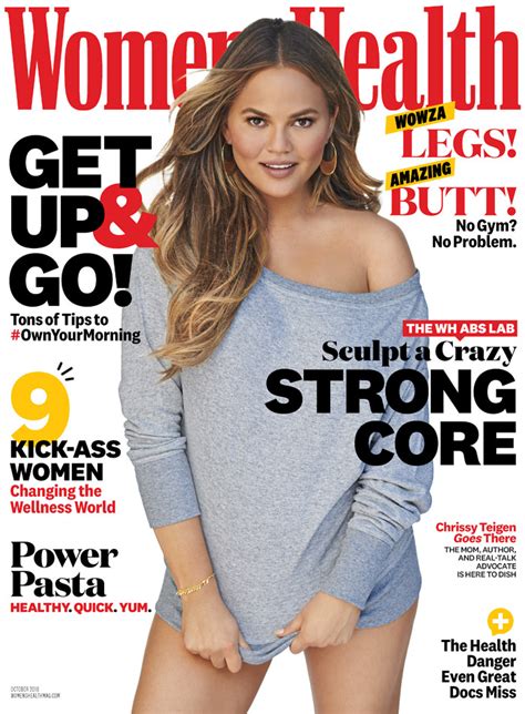Chrissy Teigen Womens Health Magazine October 2018 Issue Tom Lorenzo