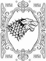 Thrones Game Coloring Pages Printable Popular sketch template