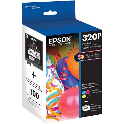 epson  standard capacity color ink cartridge print pack tp