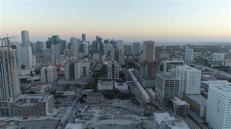 downtown miami drone aerial footage  stock footagedronemiami