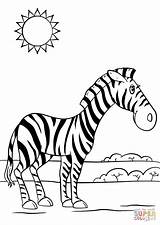Coloring Zebra Letter Pages Cartoon Zebras Alphabet Supercoloring Printable Worksheets Print Colouring Color Kids Preschool Animal Zoo Words Drawing Dot sketch template