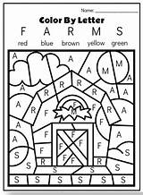 Farm Animal Printables Preschool Letter Color Worksheets Coloring Kindergarten Pages Learning Printable Kids Worksheet Simpleeverydaymom Barn Theme Activity Activities Sheets sketch template