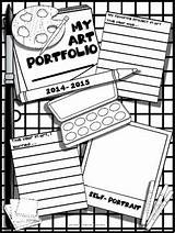 Portfolio Cover Printable Kids Folder Teacherspayteachers Subject Arts Choose Board Ratings sketch template