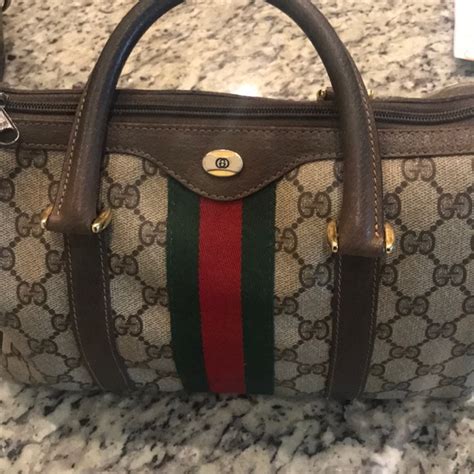 gucci bags gucci vintage tote with serial number beautiful poshmark
