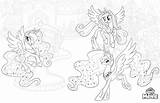 Pony Luna Coloring Little Pages Princess Movie Celestia Cadence Ponies Getdrawings Youloveit sketch template