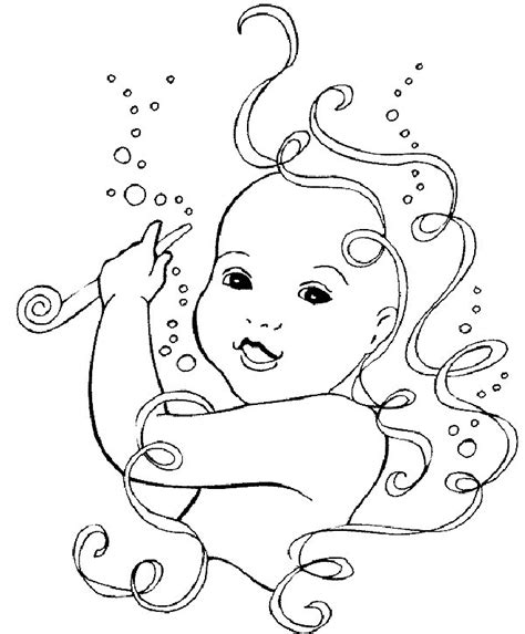 baby coloring page  print  kids great coloring page