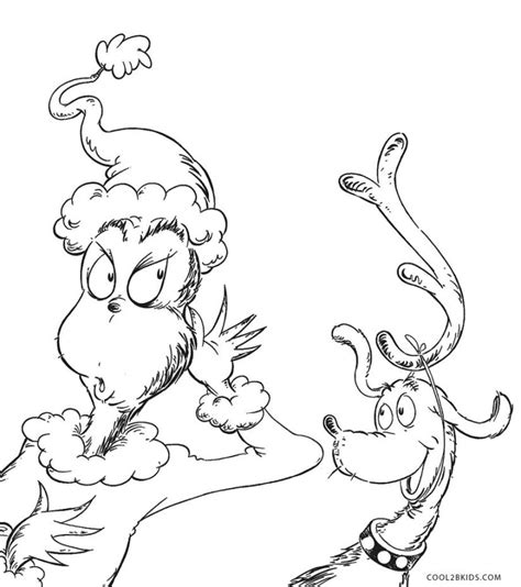 grinch coloring pages  grinch feeling curious