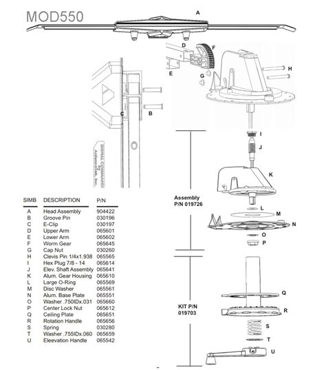 caravansplus spare parts diagram antennatek signal commander  tv antenna