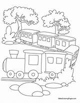 Coloring Train Pages Car Popular sketch template