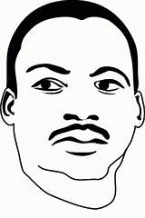 Coloring Pages American Activists African King Luther Martin Jr Comments Civil Rights sketch template