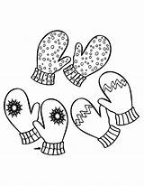 Coloring Mittens Mitten Pages Drawing Pair Three Winter Printable Sheet Color Getcolorings Getdrawings sketch template