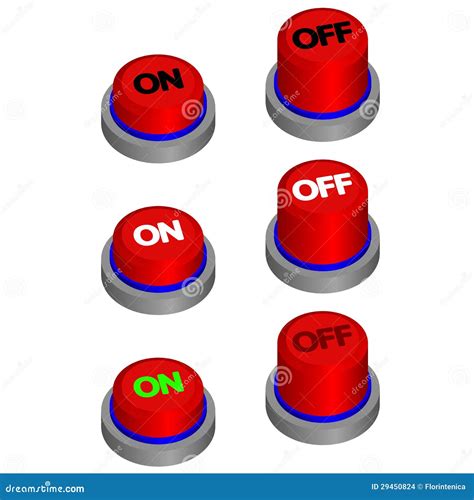 buttons stock vector illustration  push buttons