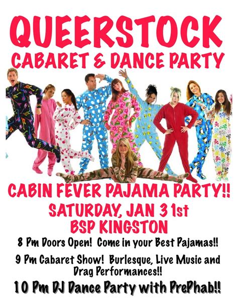 queerstock pajama party cabaret and dance party big gay