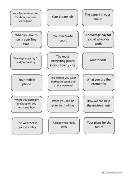 pet conversation topic cards  english esl worksheets