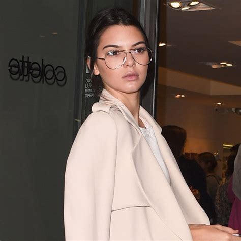 Celebrity Sunglasses Kendall Jenner Style Clear Aviator Glasses