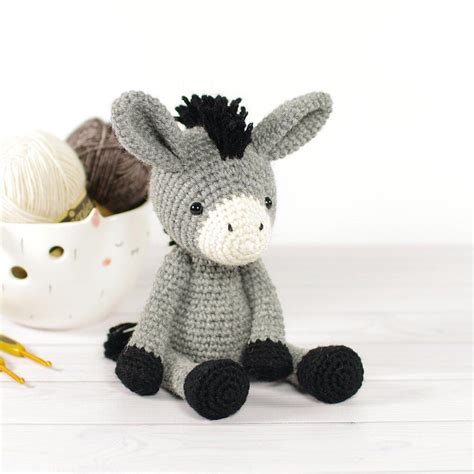 small donkey crochet pattern  kristi tullus amigurumi pattern