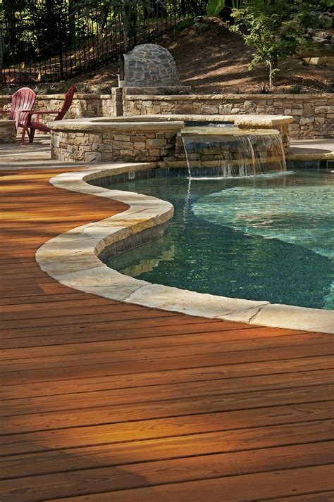 inground pool deck design ideas