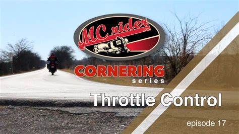 motorcycle cornering series throttle control mcrider