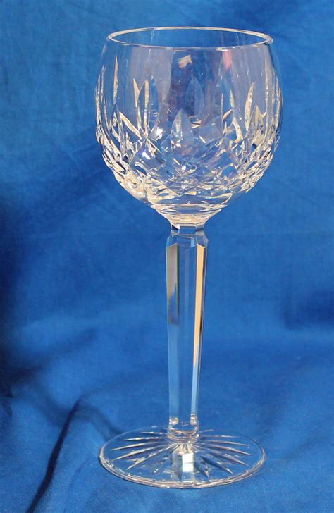 waterford crystal stemware lismore wine hock   ebay